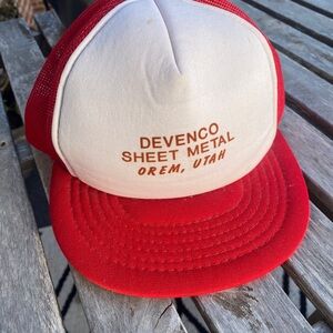 Red and White Trucker Hat